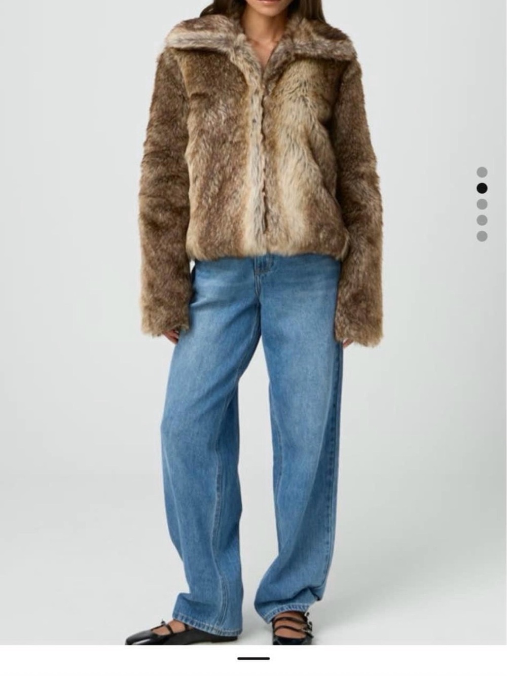 Glassons Faux Fur Cropped Jacket